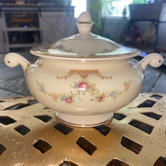 Homer Laughlin Other - Homer Laughlin Antique China Eggshell Nautilus 1947 Vintage Sugar Bowl USA 🇺🇸